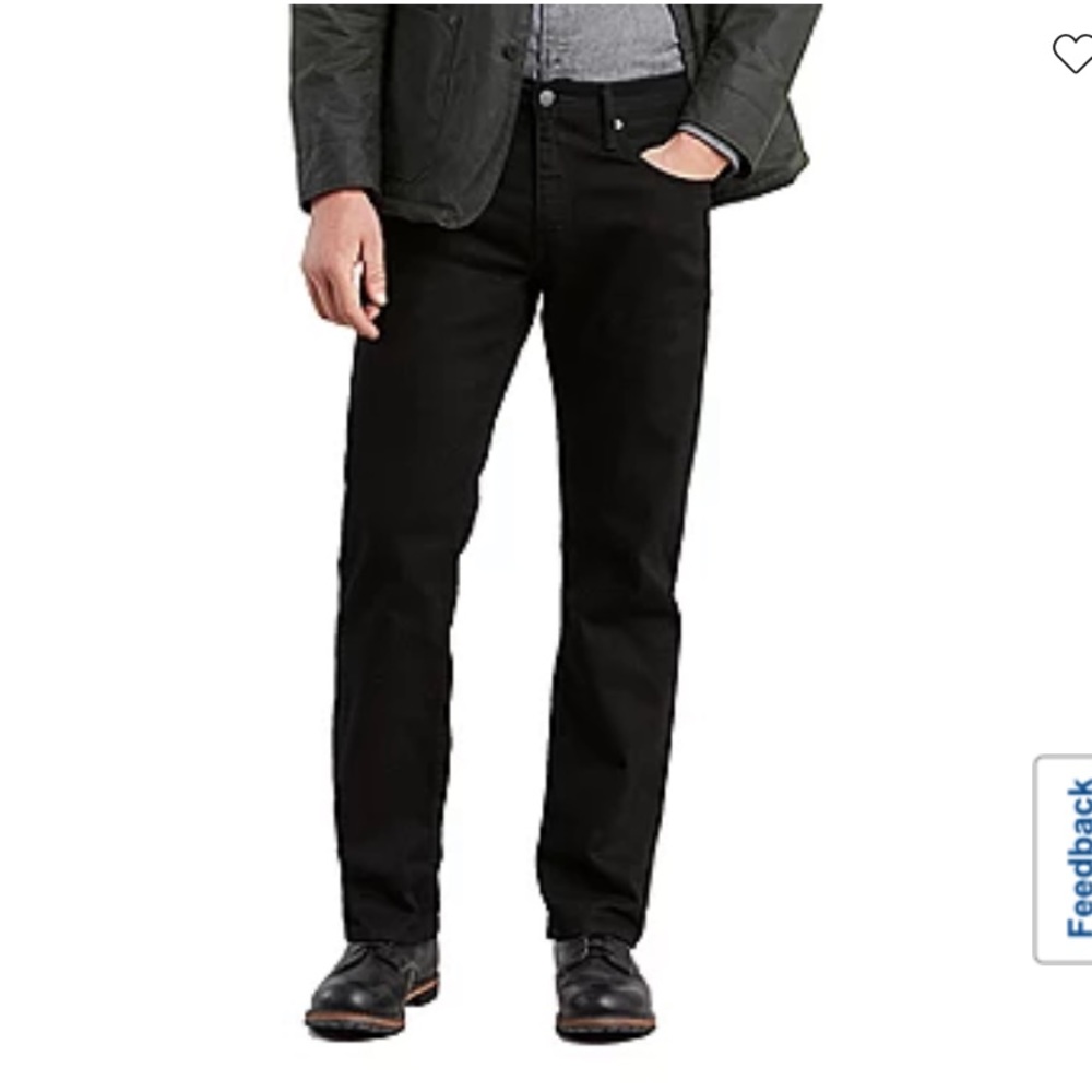 Levi’s Mens 559 Jean Black 42/32